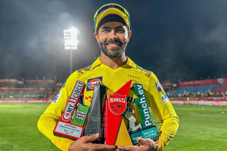Ravindra Jadeja Surpasses MS Dhoni to Claim Most Man of the Match Awards in CSK’s IPL History • ProBatsman