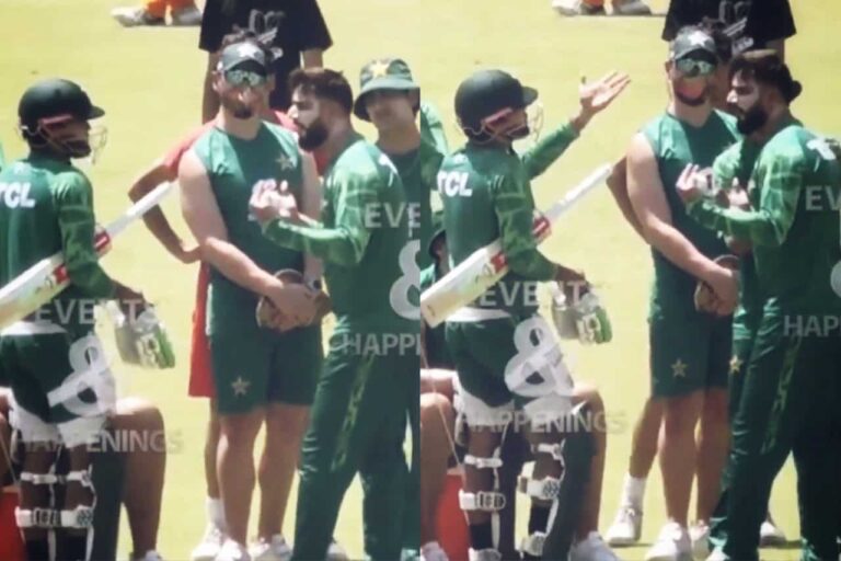 [Watch] Babar Azam, Imad Wasim Engage in an Ugly Fight Ahead of T20 World Cup 2024 • ProBatsman