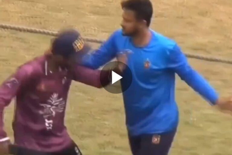 [Watch] Shakib Al Hasan Caught Trying to Choke Fan by the Neck for Attempting to Take a Selfie • ProBatsman