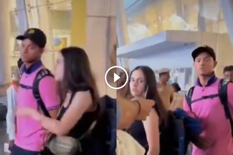 Yashasvi Jaiswal Spotted with Girlfriend at Airport Ahead of T20 World Cup 2024; Video Goes Viral • ProBatsman