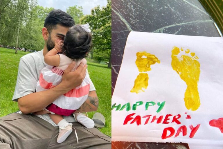 Anushka Sharma Melts Hearts with Vamika’s Painting for Virat Kohli on Father’s Day • ProBatsman