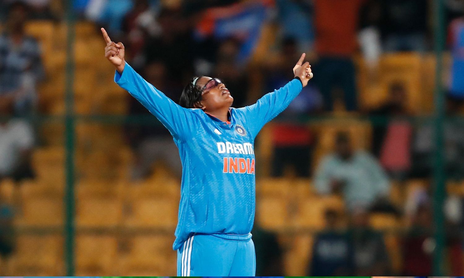 Asha Sobhana continues her love affair with Chinnaswamy on dream debut