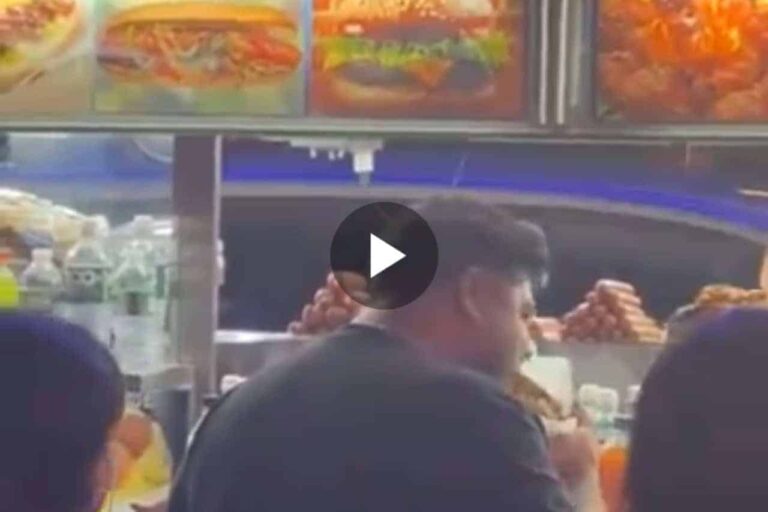 Azam Khan Spotted Eating Burger On Street After Pakistan’s Defeat to India; Video Goes Viral • ProBatsman