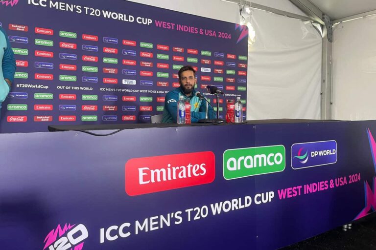 Babar Azam Sends Imad Wasim to Face Media After Pakistan’s T20 World Cup Exit • ProBatsman