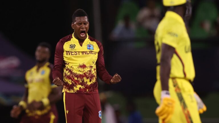 Five-star Hosein helps West Indies blow Uganda away