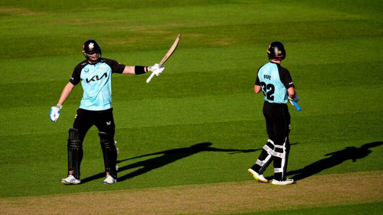 Jamie Smith’s 87 off 38 sees Surrey down champions Somerset