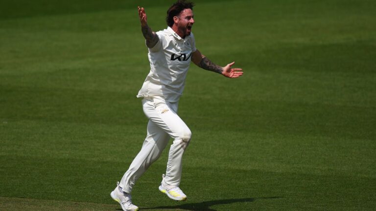 Jordan Clark five-for cements Surrey’s status at the top