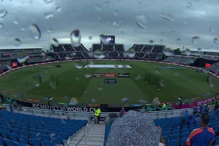Bad Weather & Heavy Rain at Nassau Cricket Stadium, New York, Just Before India vs Pakistan Match • ProBatsman