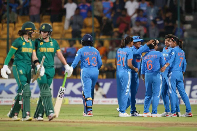 Pooja Vastrakar’s Final-Over Brilliance Seals Narrow 4-Run Win for India Women Against South Africa • ProBatsman
