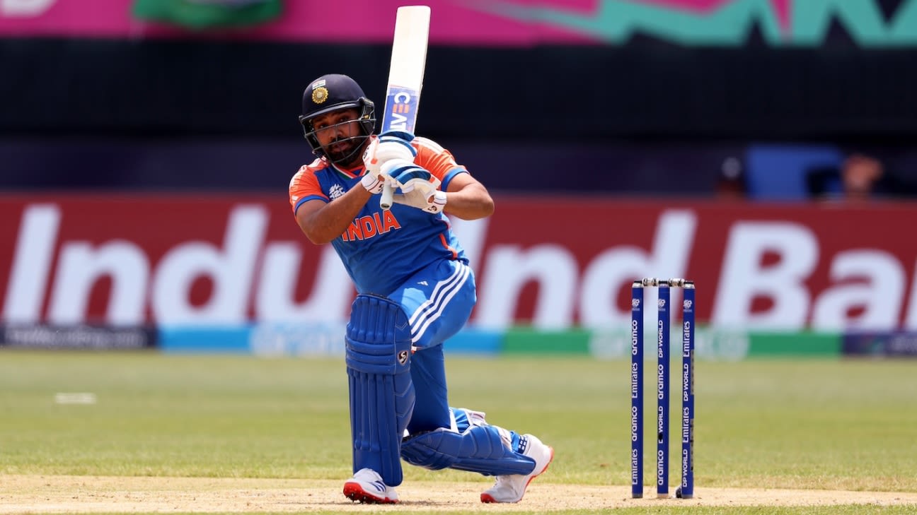 Rohit Sharma retires hurt in India's opening T20 World Cup game