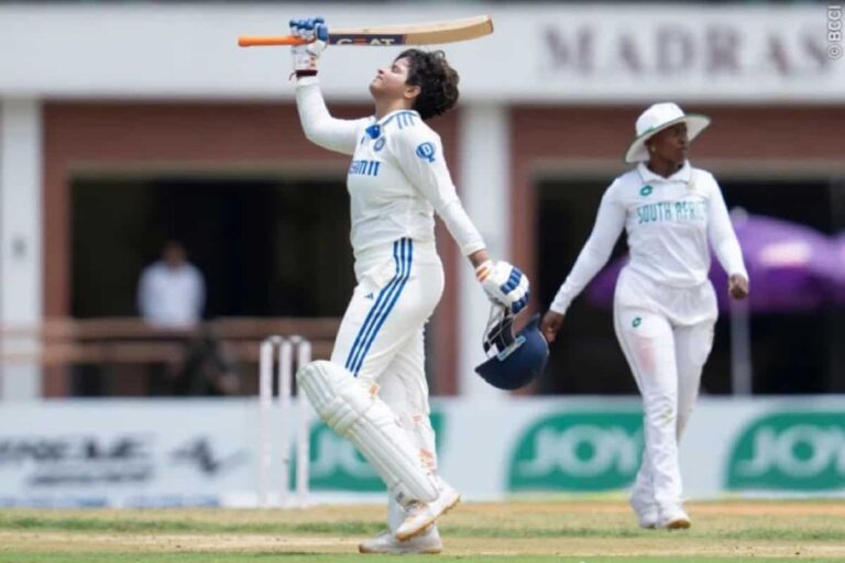 Shafali Verma Scores Fastest Double Century in Women’s Test Cricket History • ProBatsman