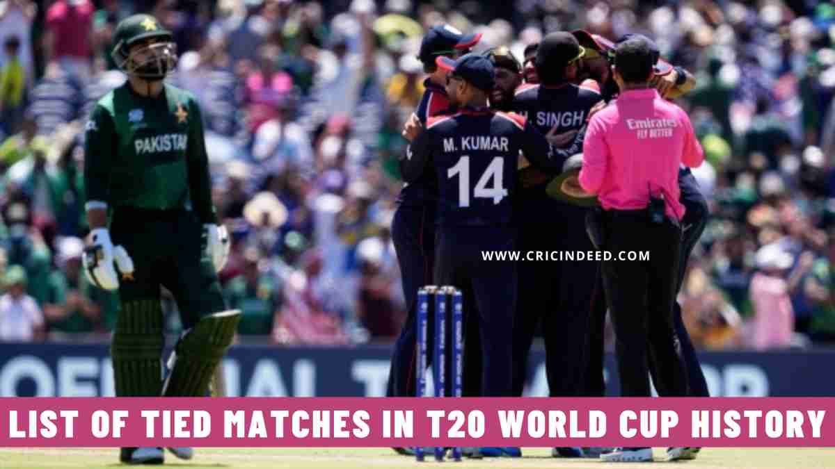 Stats: List of Tied Matches in T20 World Cup History