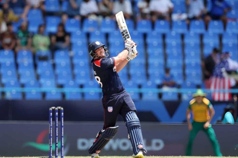 T20 World Cup 2024: Andries Gous’ Valiant Efforts Not Enough as USA Narrowly Misses Victory Against South Africa • ProBatsman