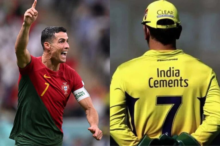 Thala for a Reason: MS Dhoni-Inspired FIFA World Cup Tribute to Cristiano Ronaldo Goes Viral • ProBatsman