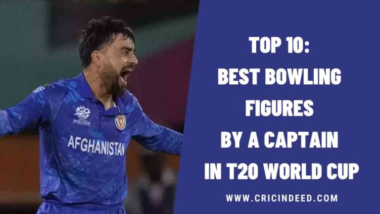 Top 10: Best Bowling Figures by a Captain in T20 World Cup – CricIndeed