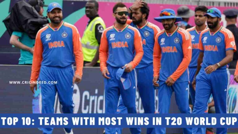 Top 10: Teams with Most Wins in T20 World Cup History – CricIndeed