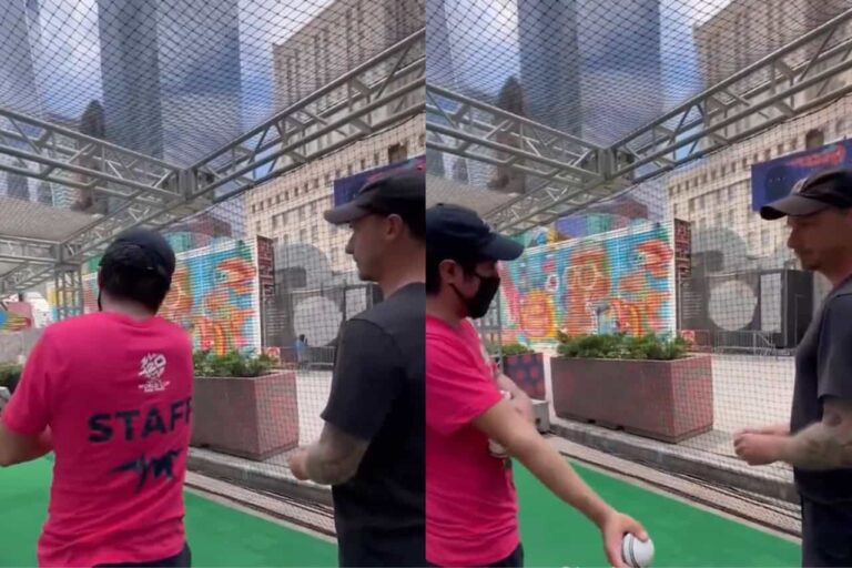 USA Staff Member Gives Bowling Tips to Dale Steyn Without Realizing Who He Is; Video Goes Viral • ProBatsman