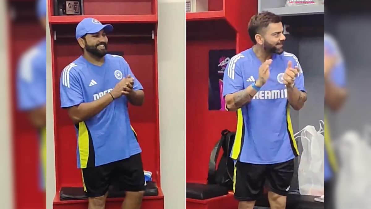 Virat Kohli, Rohit Sharma On Their Feet As 'True Legend' Arrives For Best Fielder Medal. Watch | Cricket News