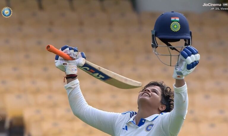 Watch: Shafali Verma’s double delight