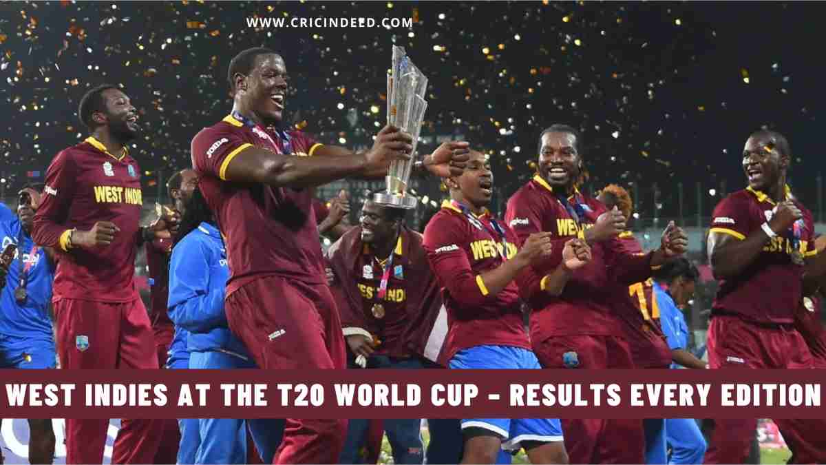 West Indies at the T20 World Cup – Results Every Edition