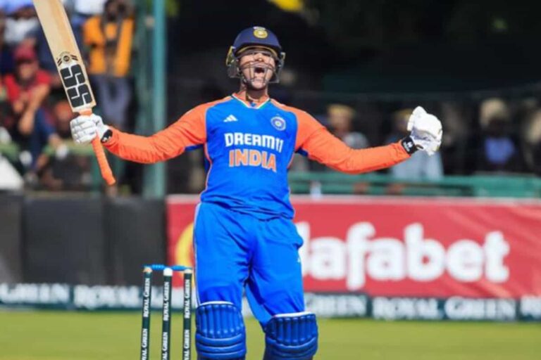 Abhishek Sharma Opens International Account with a Six, Joins Elite Club • ProBatsman
