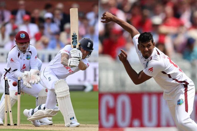 ENG vs WI: Gudakesh Motie Cleans Up Ben Stokes with a Beauty in 1st Test • ProBatsman
