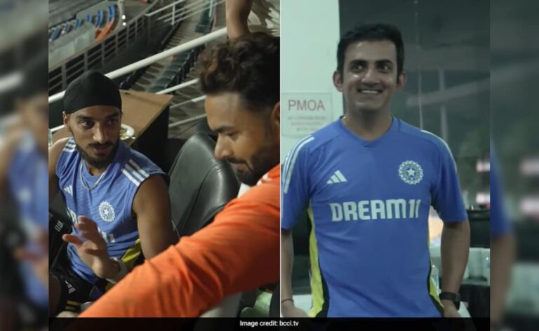 Gautam Gambhir Can’t Stop Smiling In First ‘Suspense-Filled’ Best Fielder Ceremony. Watch | Cricket News