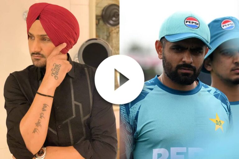 Harbhajan Singh Mocks Babar Azam on Live Television; Video Goes Viral • ProBatsman