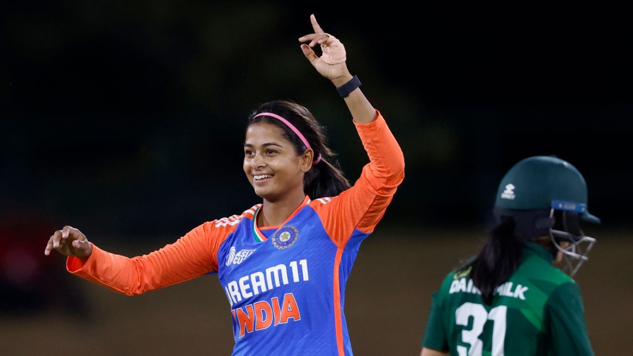 Injured Shreyanka Patil out of Women's Asia Cup, India call up Tanuja Kanwar