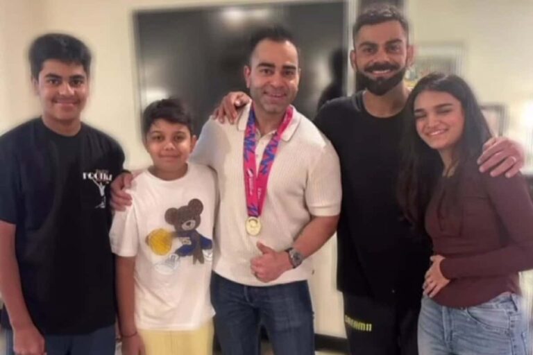 Not Anushka Sharma, Virat Kohli Meets His Brother and Family First After Arriving in India • ProBatsman