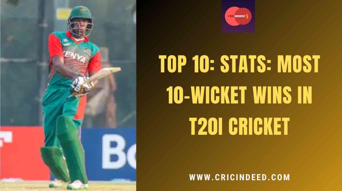 most 10 wickets wins in t20i