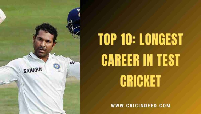 TOP 10: Longest Career by a Player in Test Cricket – CricIndeed