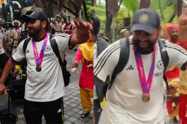 [Watch] Rohit Sharma’s Celebratory Bhangra Dance Goes Viral After T20 World Cup Win  • ProBatsman
