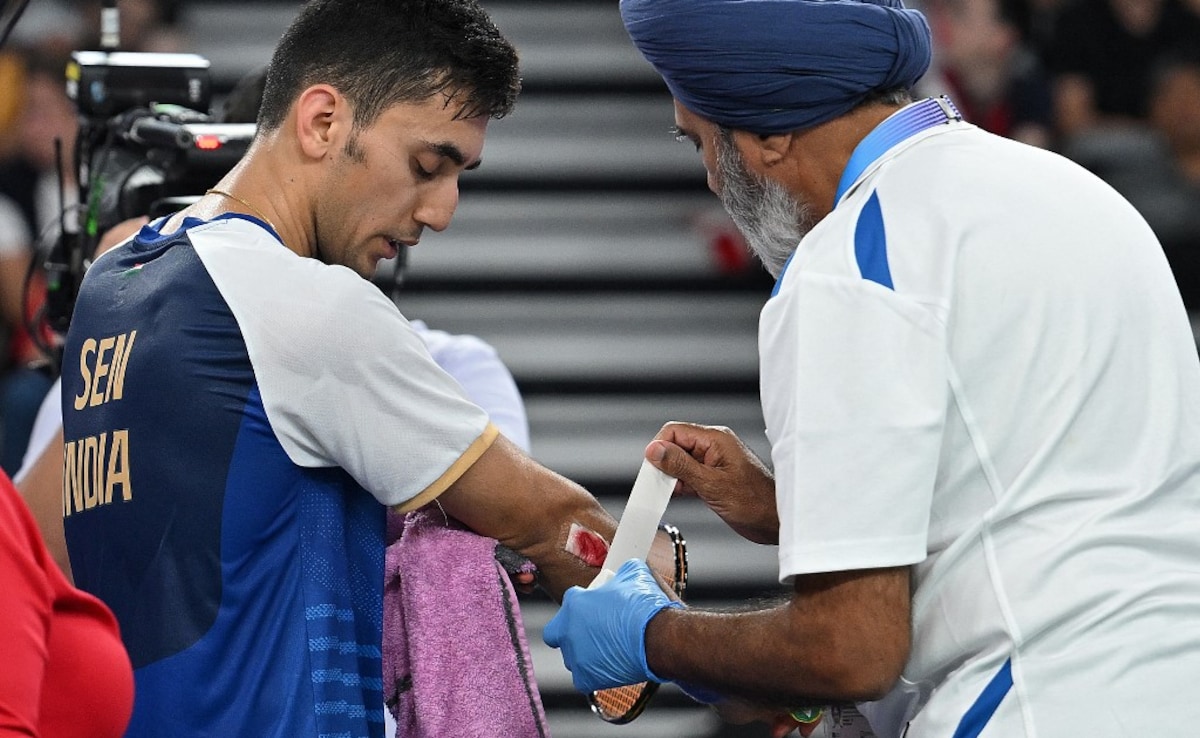 "Blood On The Floor": Lakshya Sen Reveals Why He Lost Momentum To Finish 4th In Paris Olympics Badminton | Olympics News
