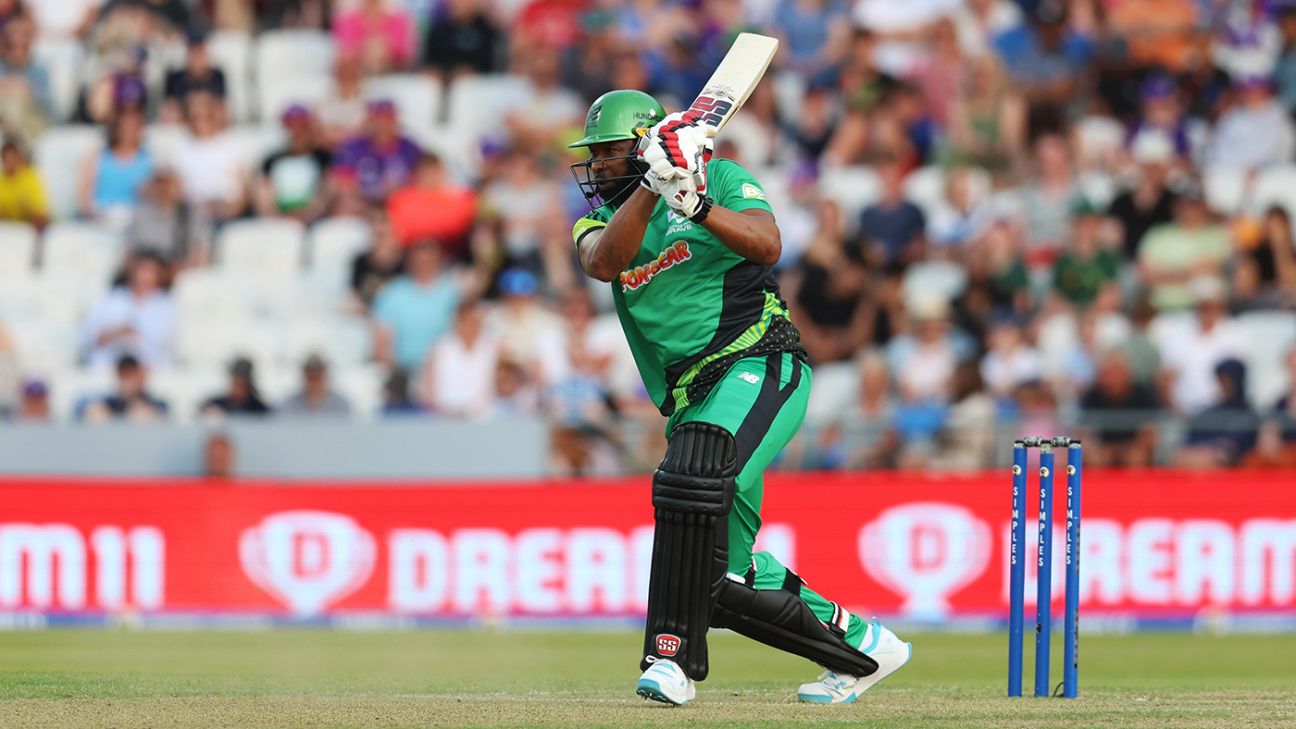 Kieron Pollard blitzes Rashid Khan to see Brave home