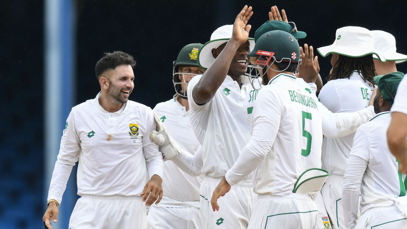 Maharaj, Rabada's perfect mini-day puts South Africa in position to push for win