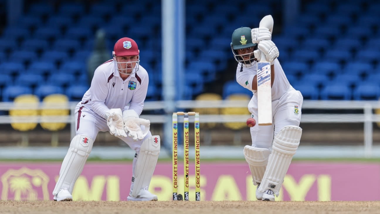 Warrican's late strikes keep WI in contest after fifties from Bavuma and de Zorzi