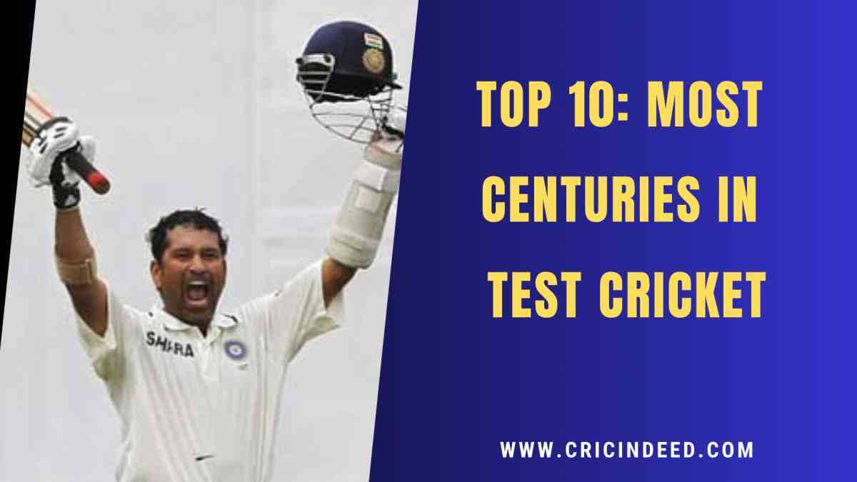 Test Stats: Most Centuries in Career - CricIndeed