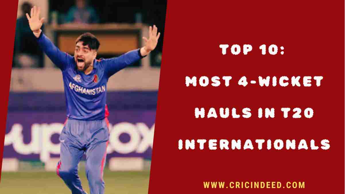 T20I Stats: Most 4-Wicket Hauls (4+ Wickets Most Times) - CricIndeed