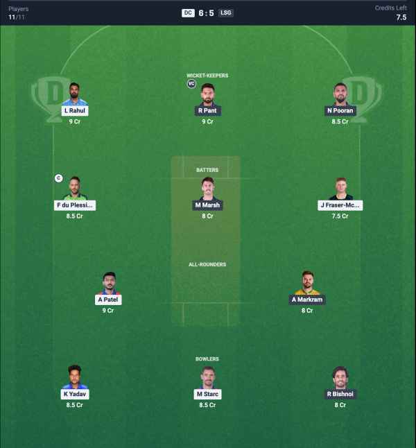 DC vs LSG IPL 2025 Match 4 Dream11 Prediction – Top Picks, Captain Choices, Fantasy Tips & Dream11 Team – CricIndeed