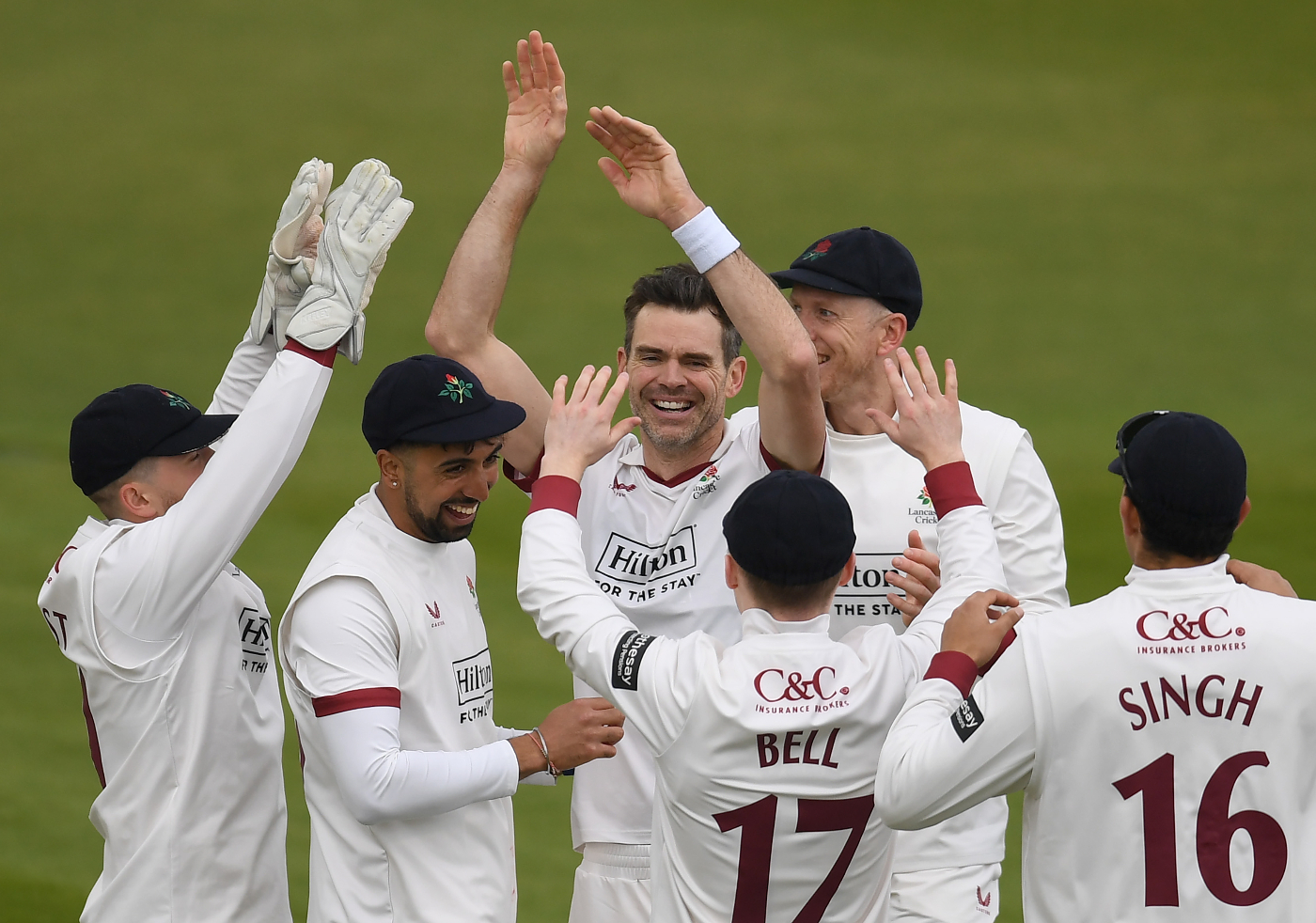 Anderson Claims Five-Wicket Haul Against Northants