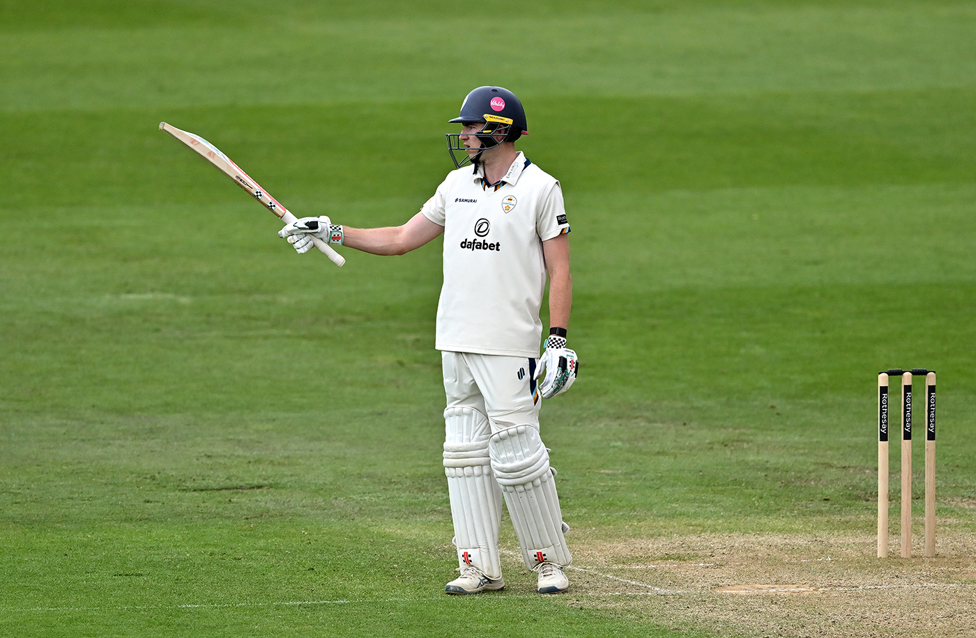 Andersson Ton Leads Derbyshire's Big Total