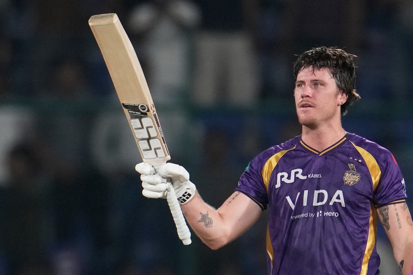 Allen's 47-Ball Century Powers KKR Past DC