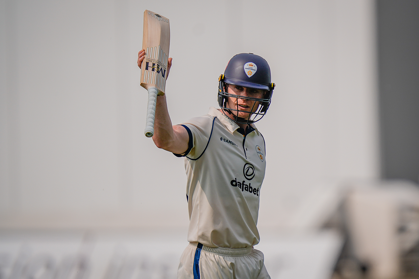 Brooke Guest Century Strengthens Derbyshire's Position