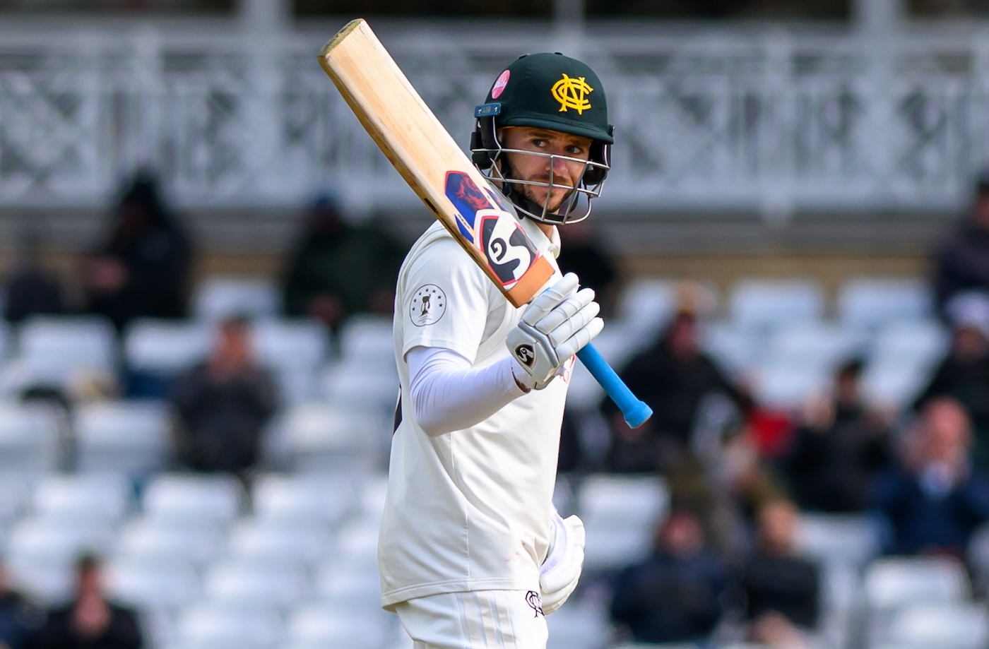 Clarke Century Guides Notts Past Worrall Five-Wicket Haul