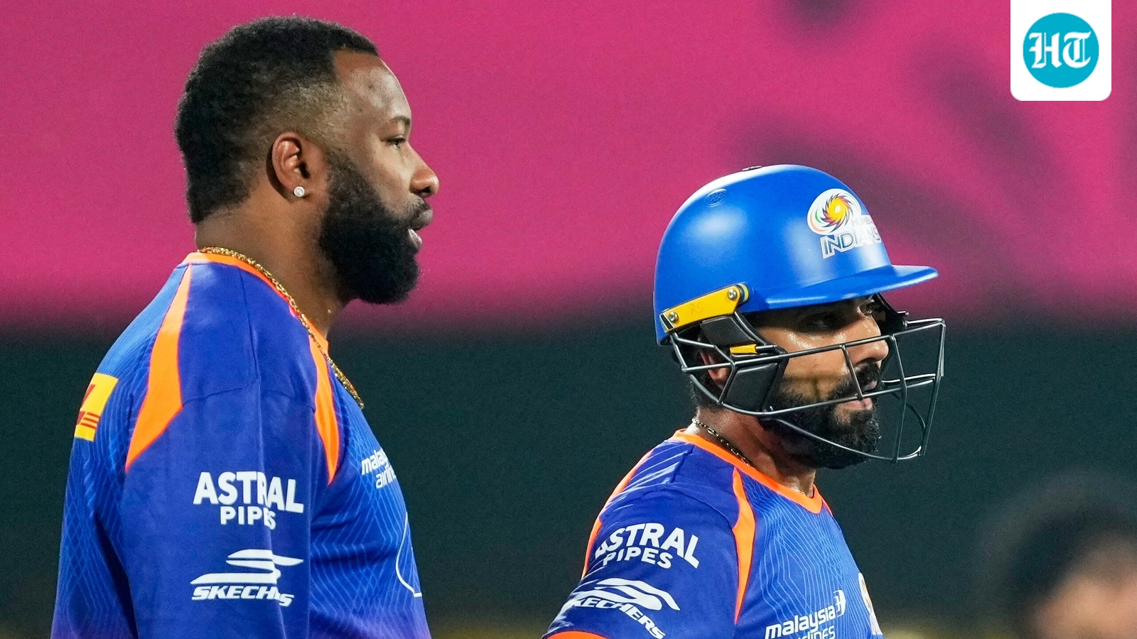 Kieron Pollard Fined By BCCI For Expletive During MI Game