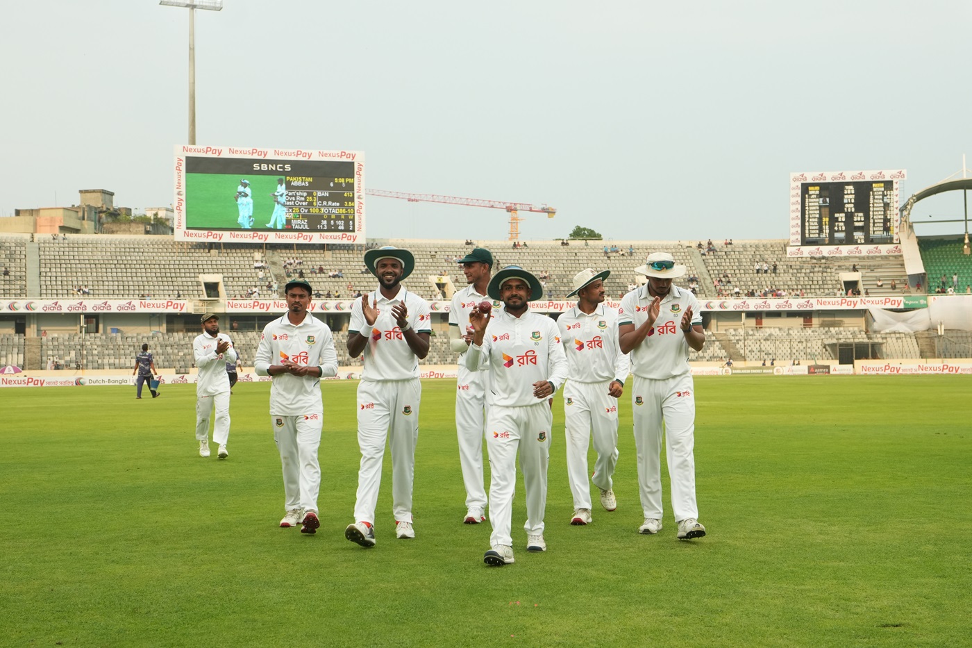 Mehidy's Five-Wicket Haul Gives Bangladesh Slim Lead