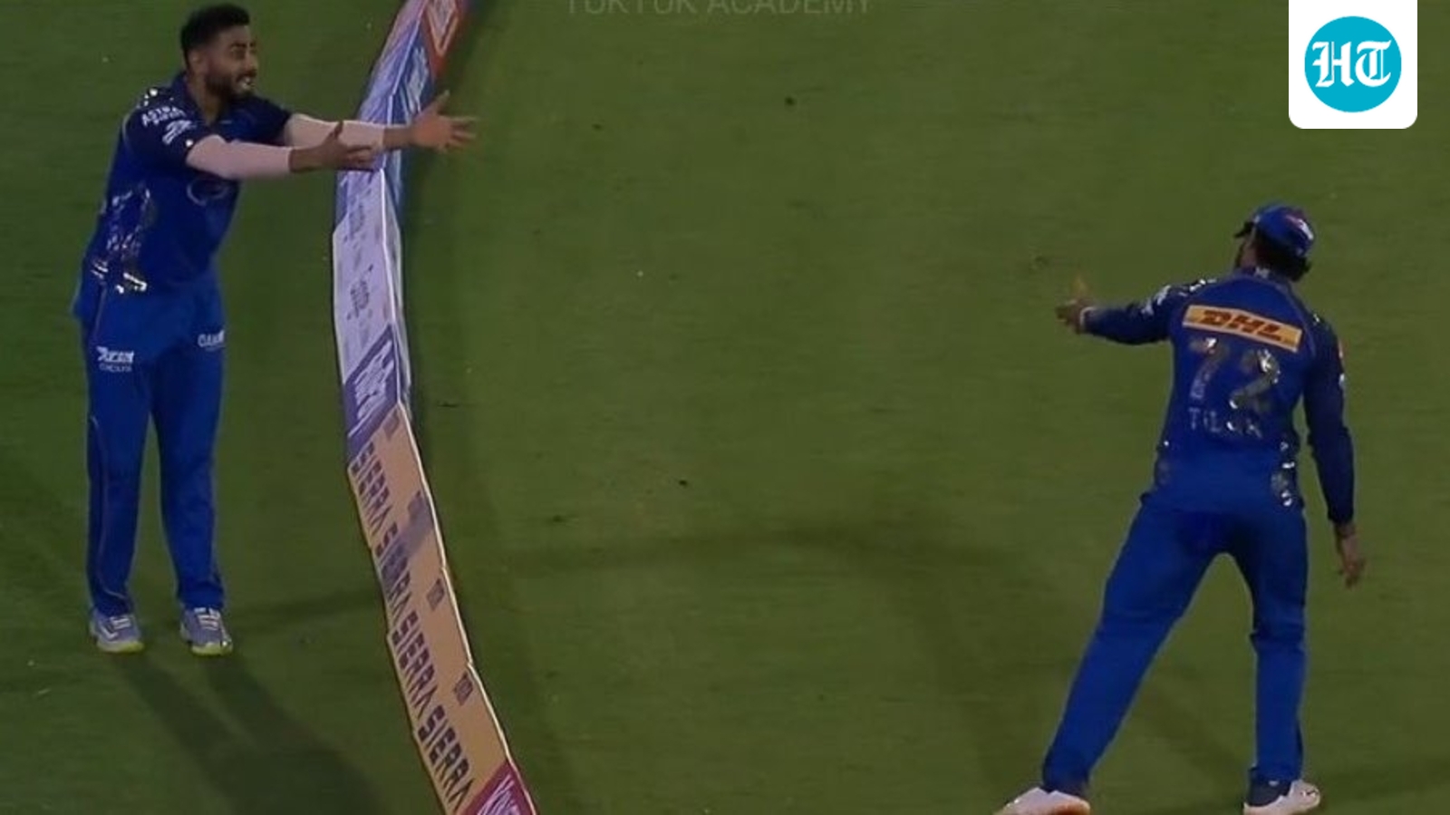 Tilak Varma Clashes With Naman Dhir On Live TV During RCB vs MI